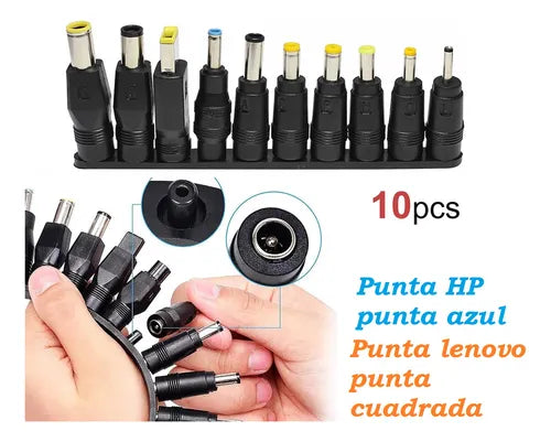 Cargador Universal Para Computador Portatil- 9 Puntas