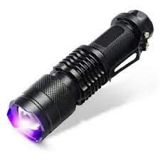 LINTERNA RECARGABLE CON LUZ UV