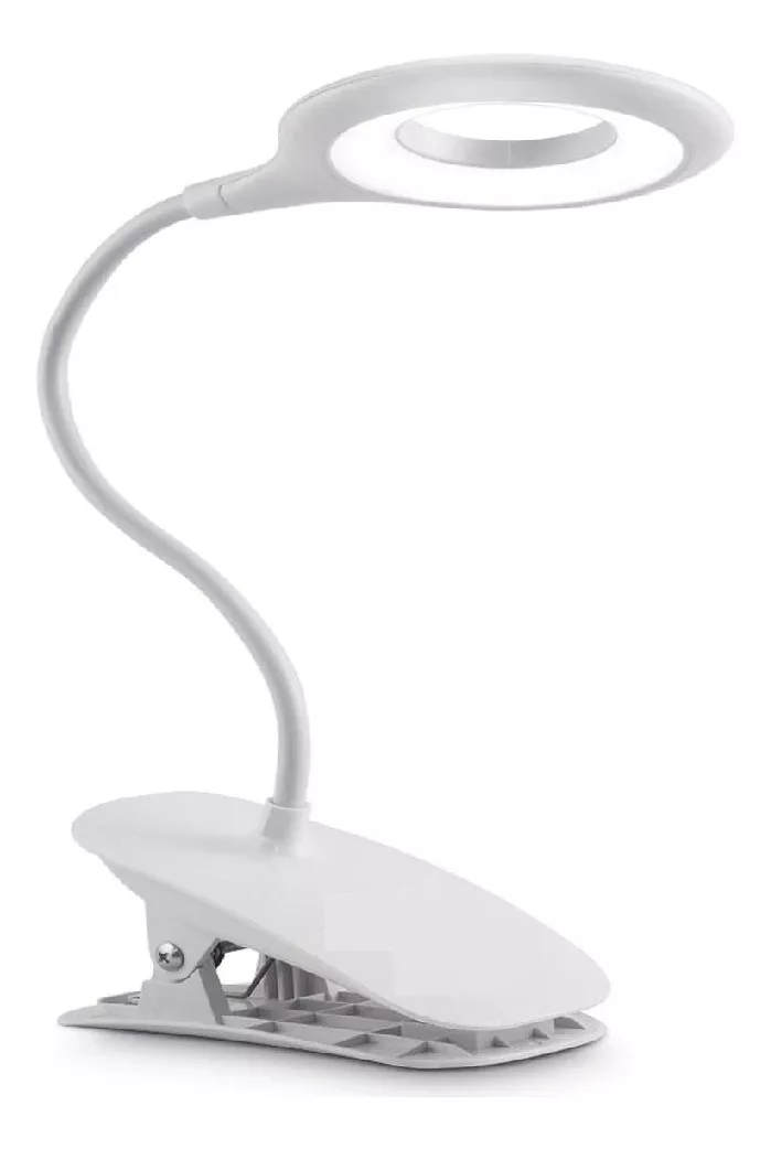Lámpara Flexible de Pinza Recargable 4W