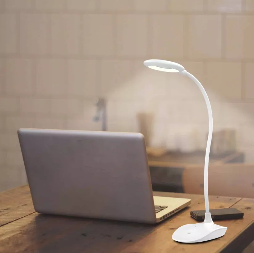 Lámpara Flexible de Pinza Recargable 4W