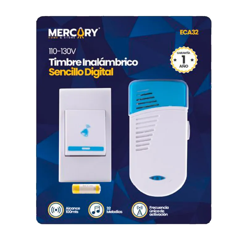 Timbre Inalámbrico Digital – Mercury
