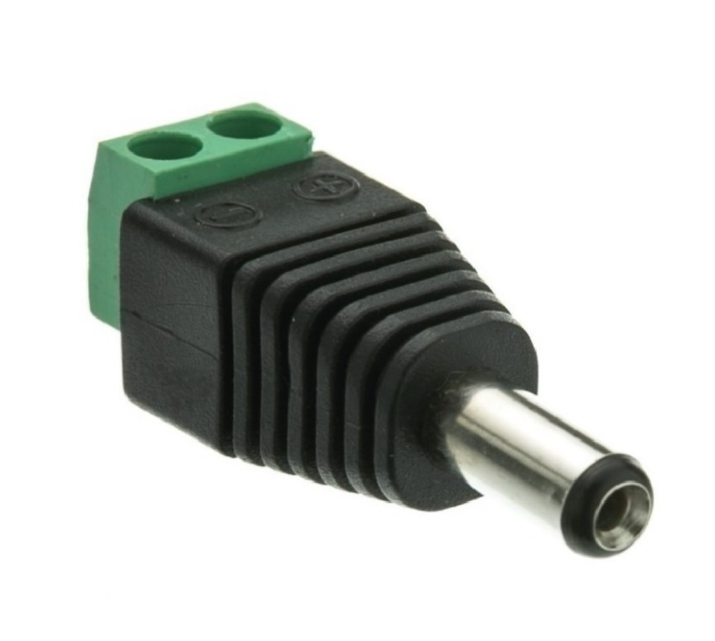 PLUG DC BORNERA 2 TORNILLOS