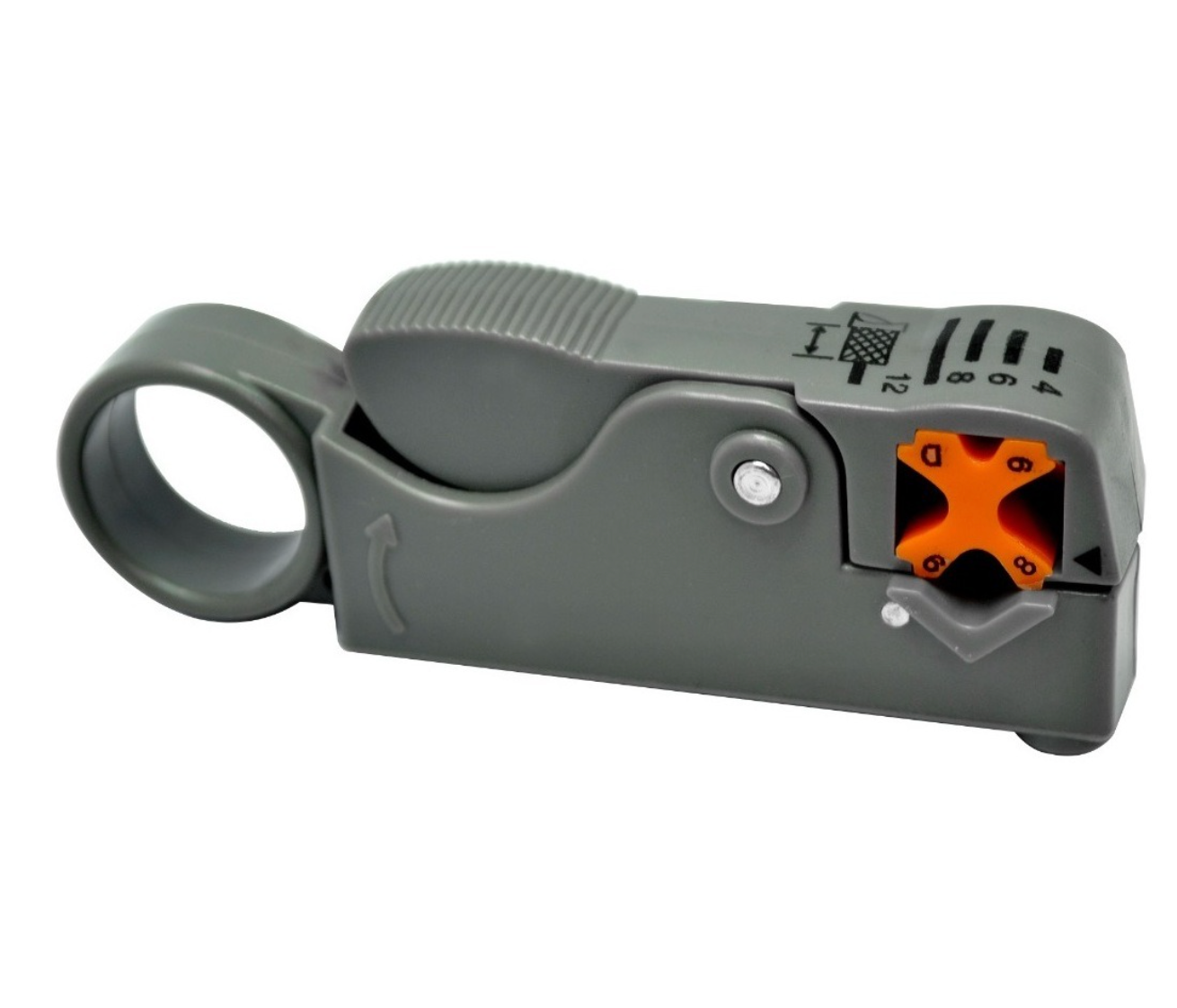 PELACABLE PARA COAXIAL GRIS