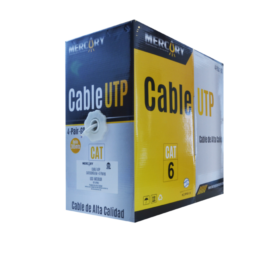 CABLE UTP CAT 6 INTERIOR ROLLO *305M