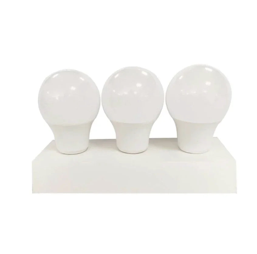 KIT X3 BOMBILLOS LED 9W E27 6500K