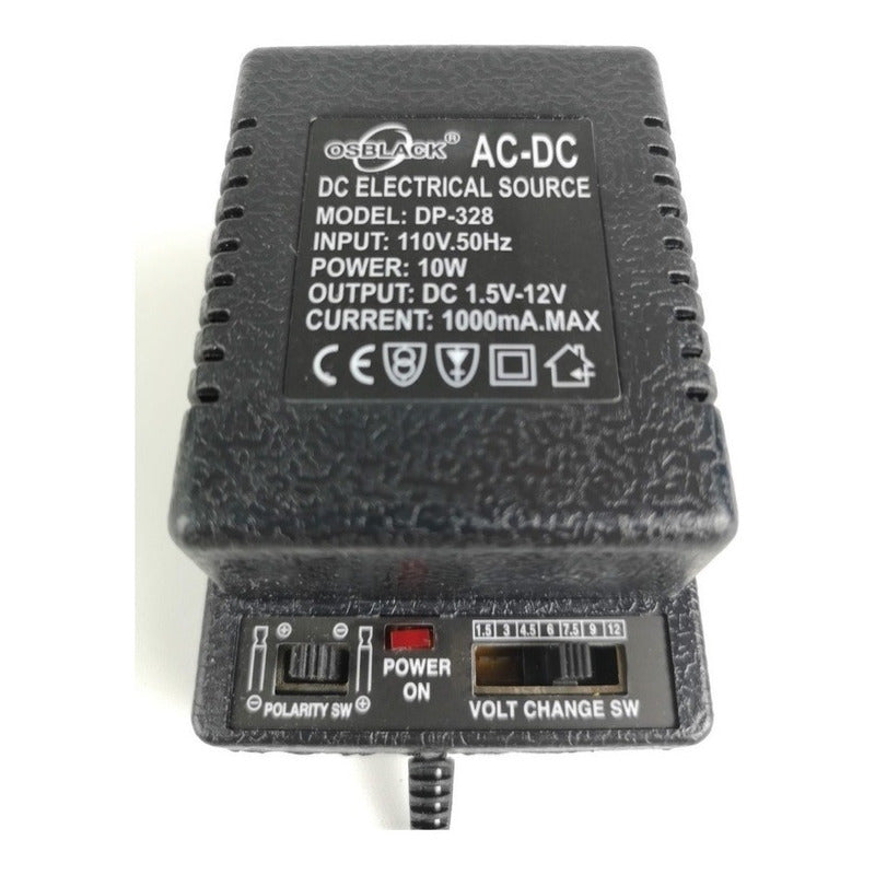 Adaptador De Corriente Ajustable 1.5v- 12v De 1000 Mah