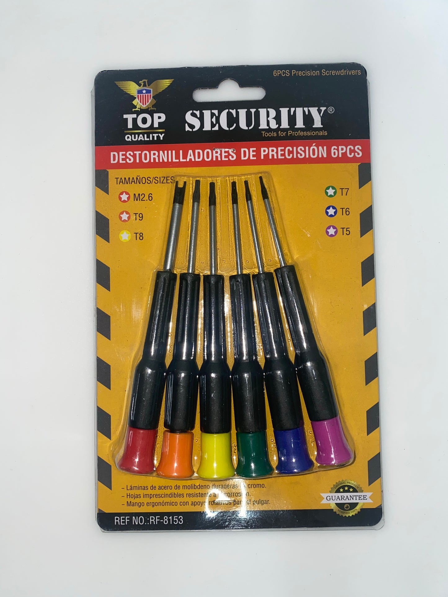 Juego de destornilladores TOR x6