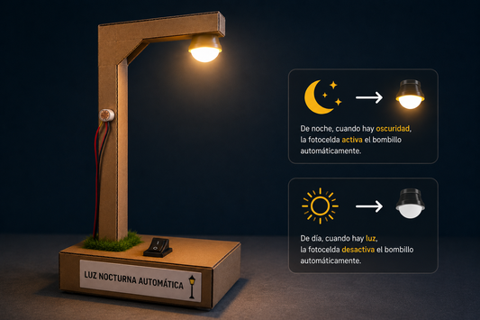 🌙💡 ¡CREA TU PROPIA LUZ NOCTURNA AUTOMÁTICA! ⚡