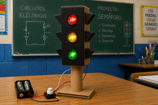 Crea un Semáforo con LEDS