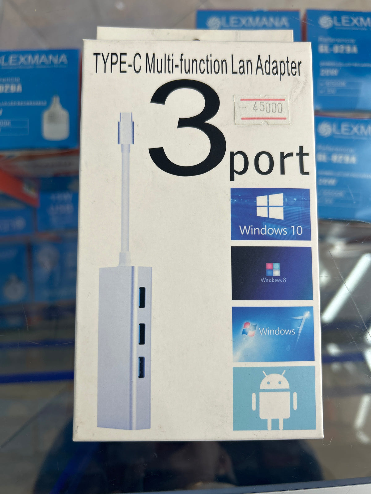 Convertidor Tipo C a USB - RJ45