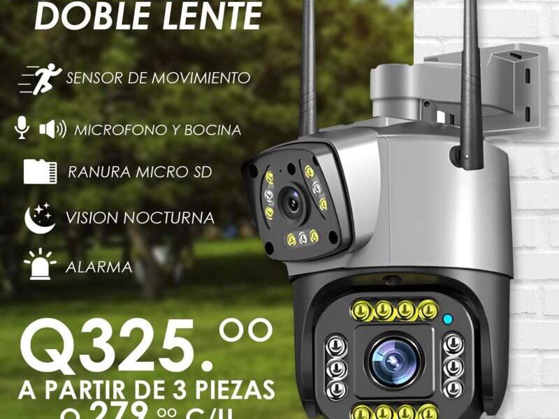 Cámara doble Lente para Exterior