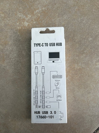 Convertidor Tipo C - USB HUB 3.0 - Micro SD