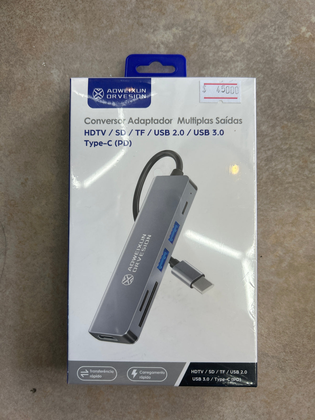 Convertidor Tipo C - HDMI - USB - SD/ FT