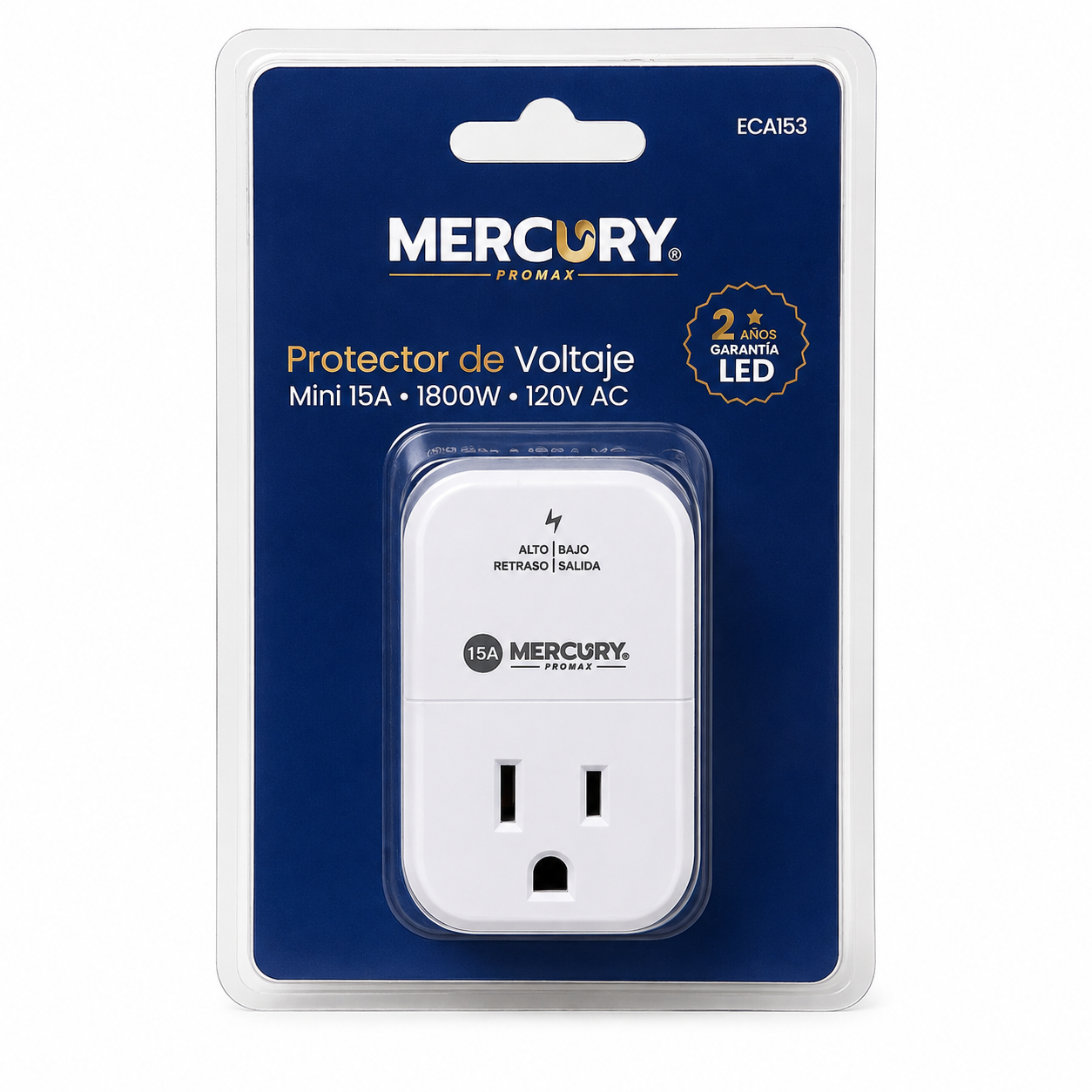 Protector de Voltaje 15A Mercury