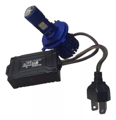 Bombillo Motoled H4 Tipo Lupa/proyector 10000lm Moto/carro