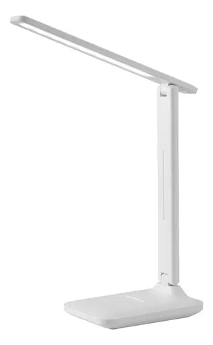 Lámpara de Escritorio Blanca 5W con Carga Inalámbrica