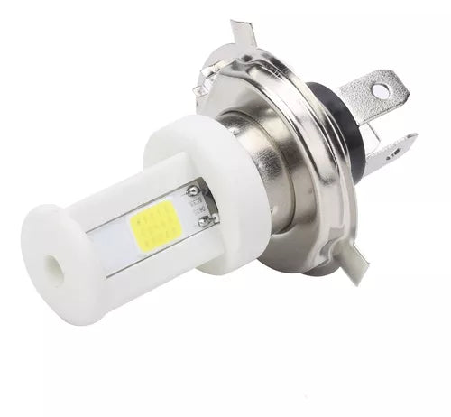 Bombillo Led H4 Altas Y Bajas Moto Carro Ceramica 3 Caras