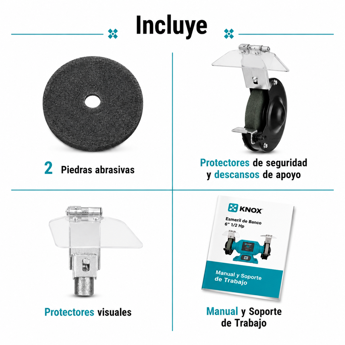 Esmeril De Banco 6" 110V